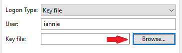 Set User and load key