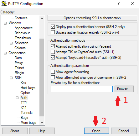 Load private key