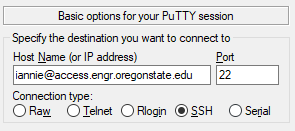 Enter host name